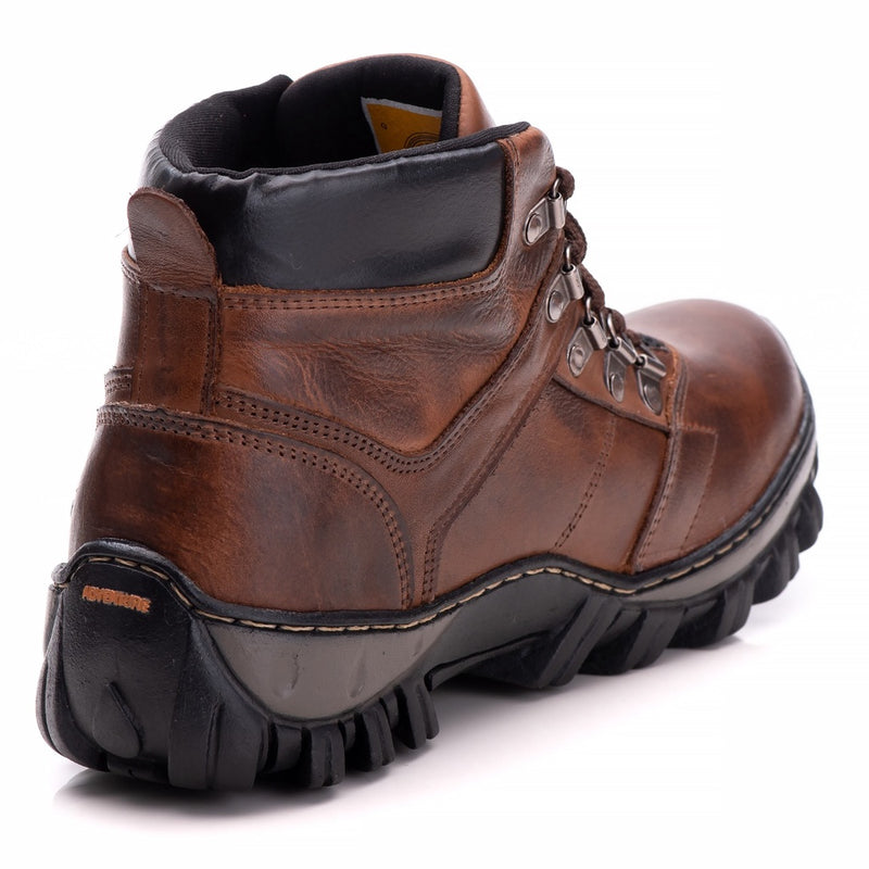 Bota Adventure Hard Masculina Em Couro