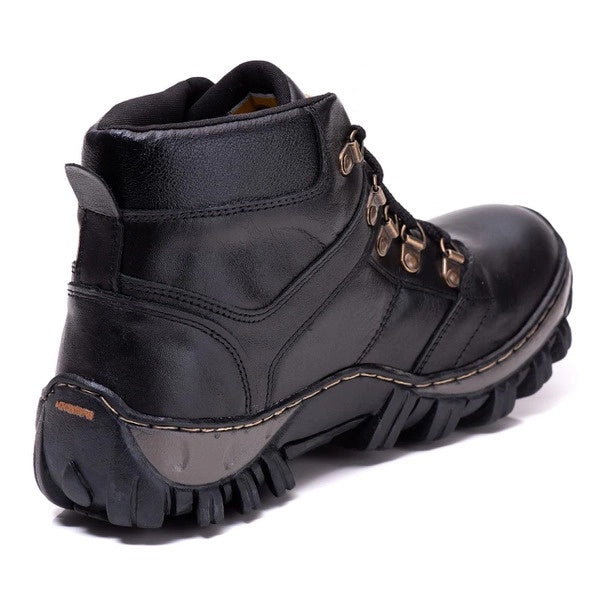 Bota Adventure Hard Masculina Em Couro