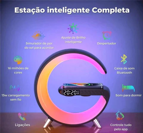 Luminária Smart Multifuncional RGB - 4 em 1