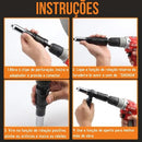 Adaptador de broca elétrica Rebitadeira