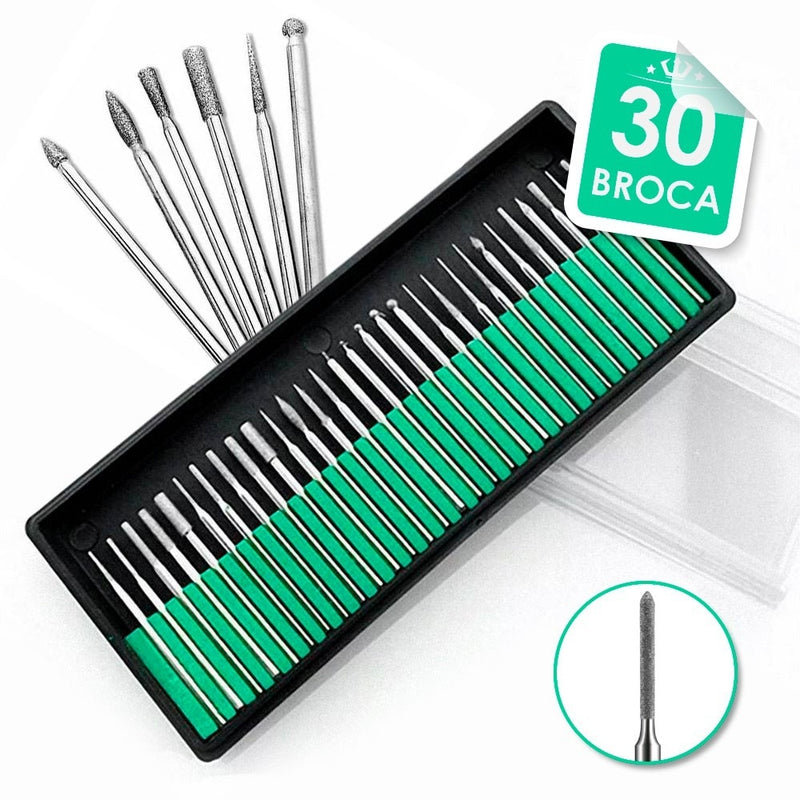 Kit 30 Brocas Para Lixadeira