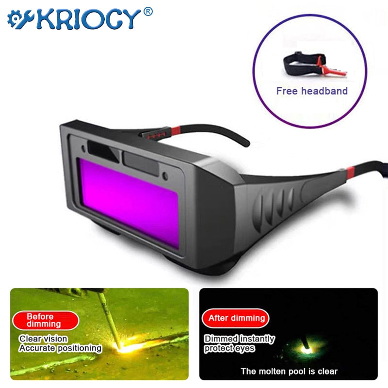 Óculos para soldagem com escurecimento automático KRIOCY