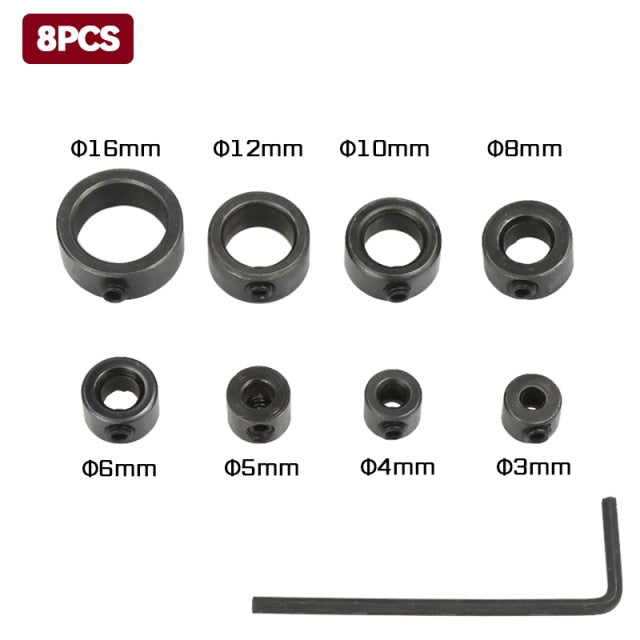 8pcs localizador de broca para marcenaria